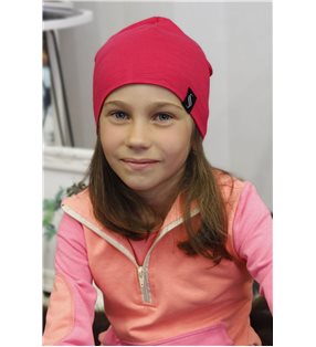 Detská čiapka Kame/malinová
