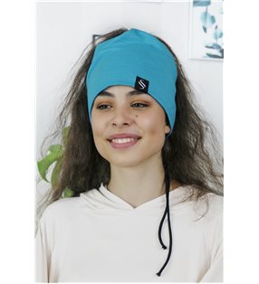 Čiapka Kame/tyrkysová