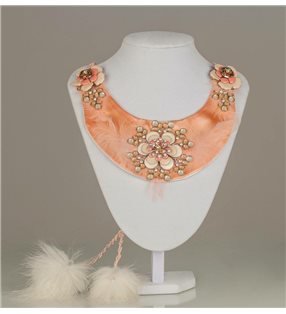 Necklace luxury apricot
