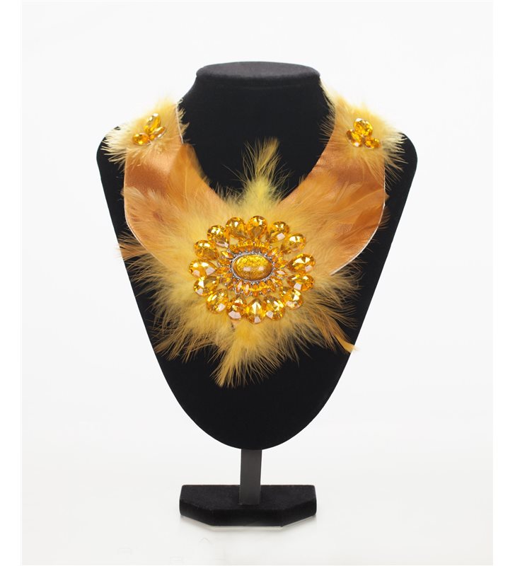 necklace gold&yellow